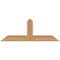 Ekena Millwork Portland Smooth Timber Gable Bracket, Western Red Cedar, 36"W x 13"H x 1 1/2"D x 3 1/2"F, 9/12 Pitch GBW036X13X0204POR00SWR - alternate 1